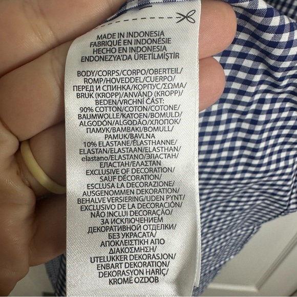 Polo Ralph Lauren Classic Fit Gingham Shirt In Navy Blue Men 3X $148 NWT Preppy - Picture 7 of 7